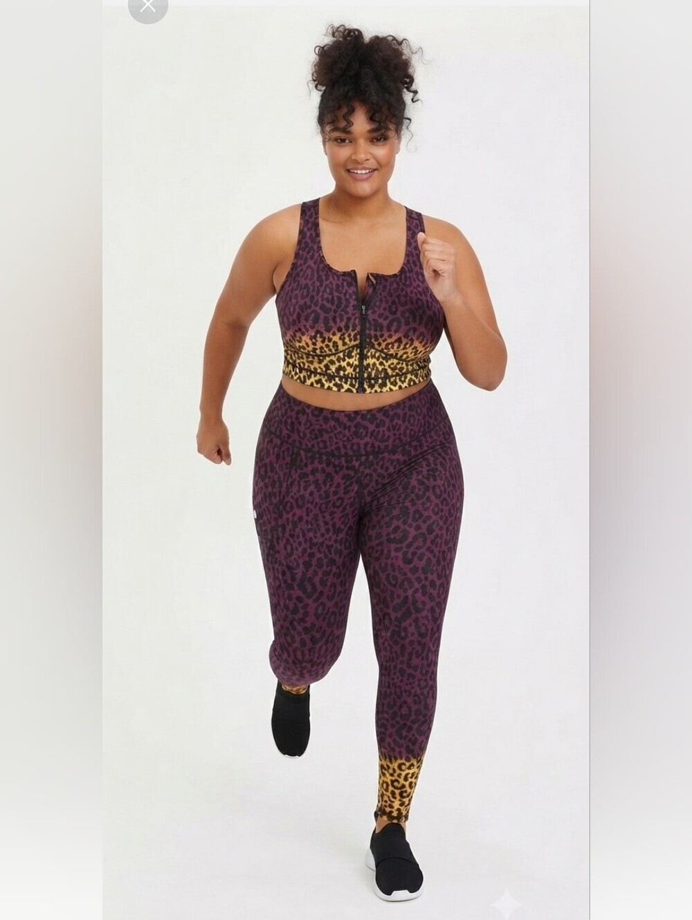 Torrid TRU Low-Impact Wireless Zip-Front Active Sports Bra & Leggings 5/5X
